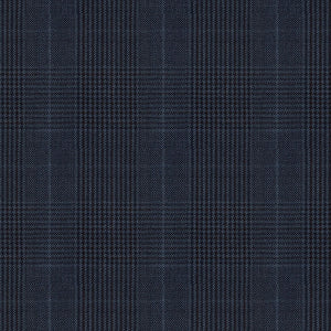 Napolean Canzo Glen Dark Blue Wool Jacket