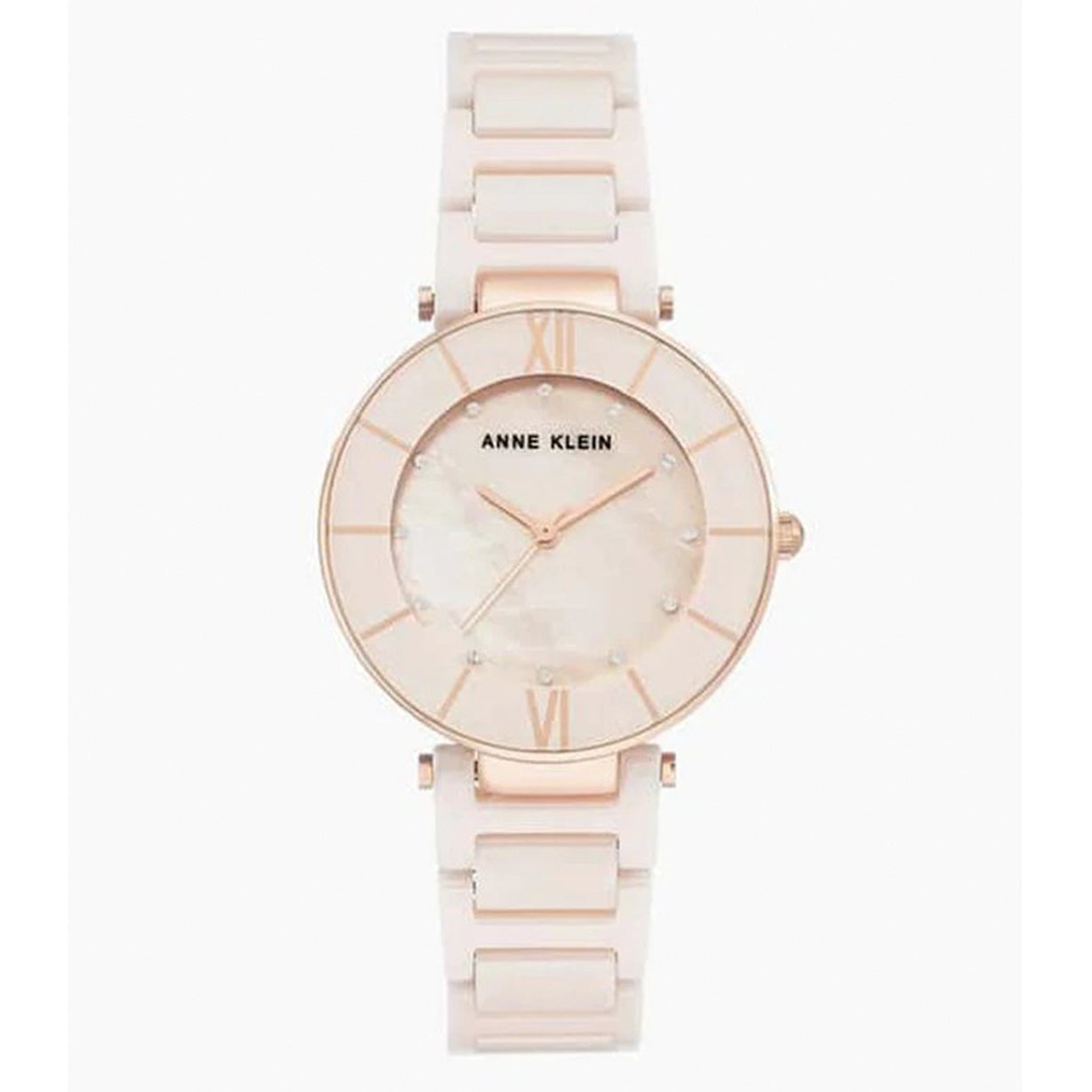 Anne Klein Ceramics Pink Dial Women 32mm