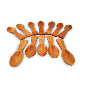 Neem Wood Condiments Spoon - Set of 12