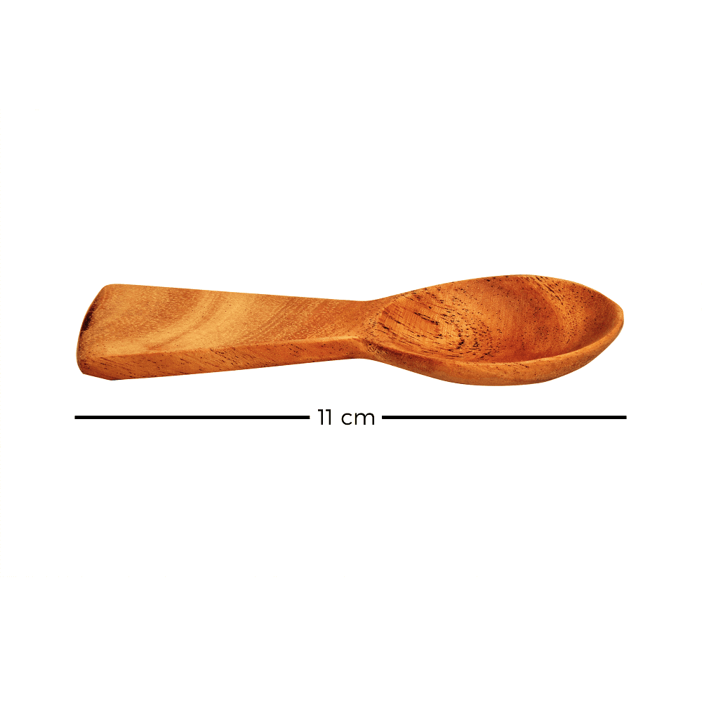 Neem Wood Condiments Spoon - Set of 12