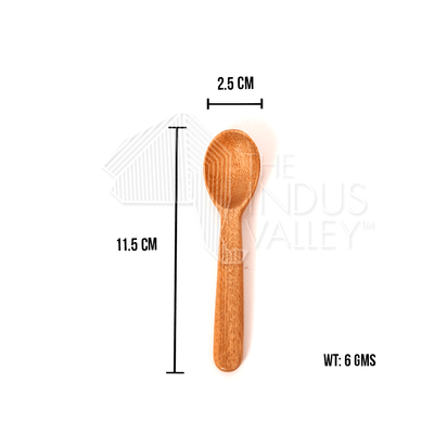 Neem Wood Kids Spoon - Set of 6