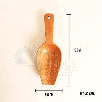 Neem Wood Scoop Spoon (Flour Spoon | Grain Measuring spoon)