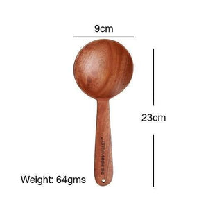 100% Natural Neem Wood Cooking & Serving Spoons/Spatula/Ladles, Set of 4, Toxin-free, Anti-microbial