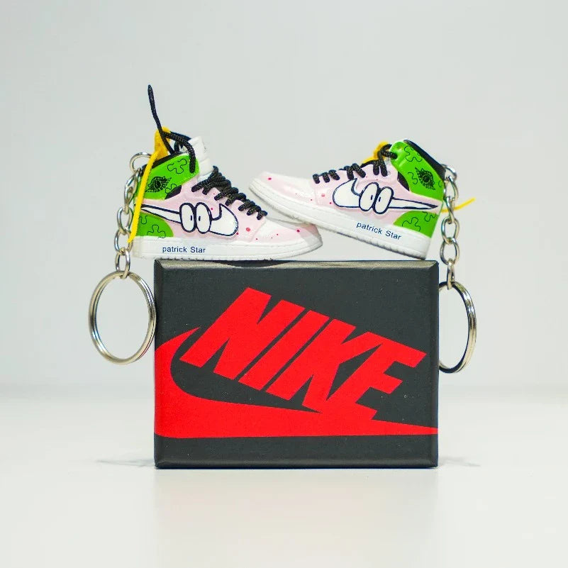 3D Sneaker Keychain With Box | Jordan keychain with box | Kicks Machine