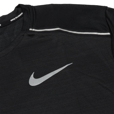 Nike Dri-FIT 1.0 Black Miler Running T Shirt