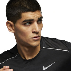 Nike Dri-FIT 1.0 Black Miler Running T Shirt
