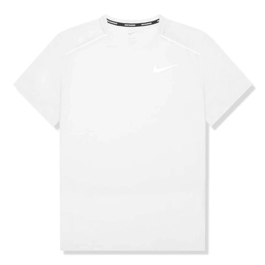 Nike Dri-FIT 1.0 White Miler Running T Shirt