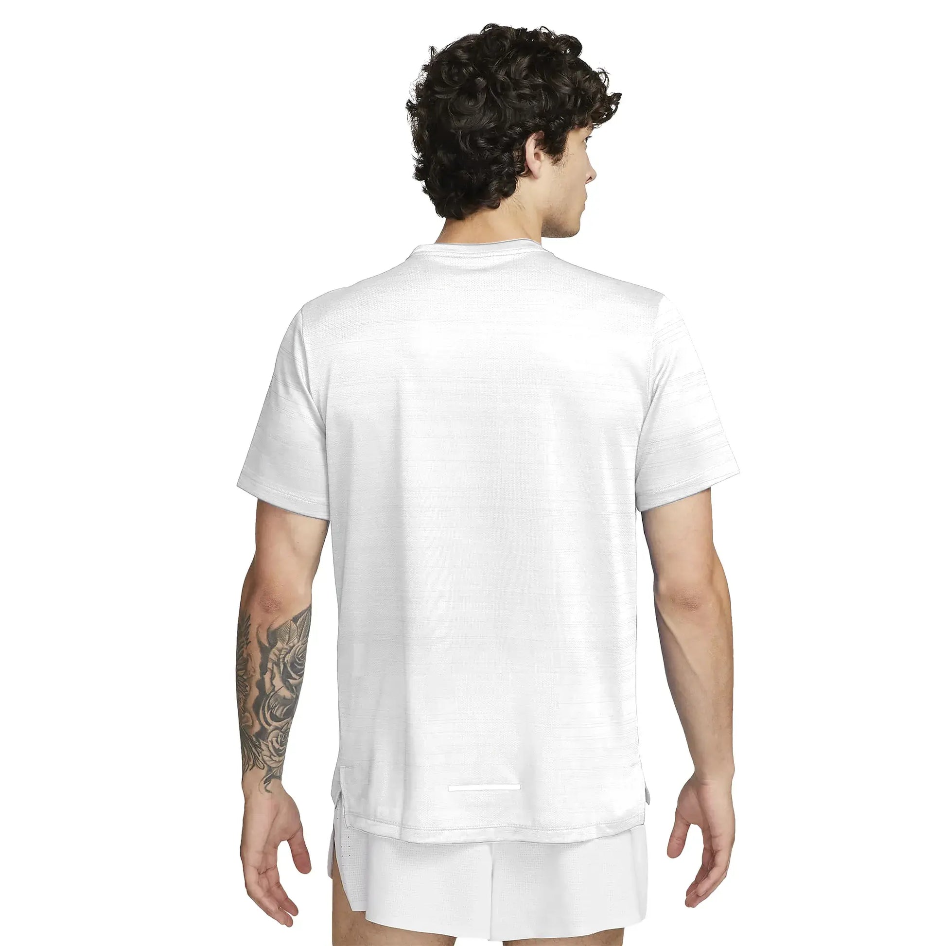Nike Dri-FIT 1.0 White Miler Running T Shirt