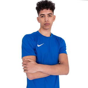 Nike Dri-FIT Park III Royal Blue White T Shirt & Shorts