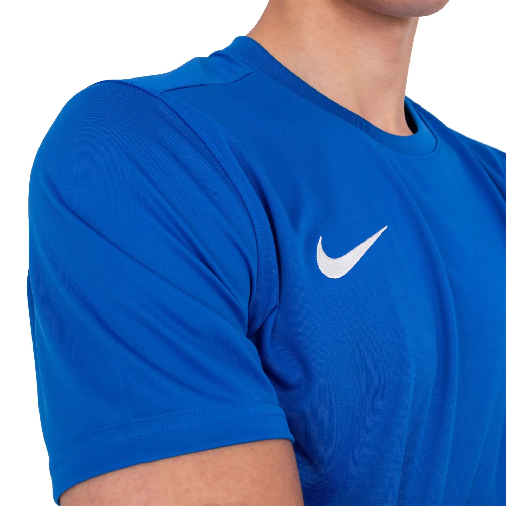 Nike Dri-FIT Park III Royal Blue White T Shirt & Shorts