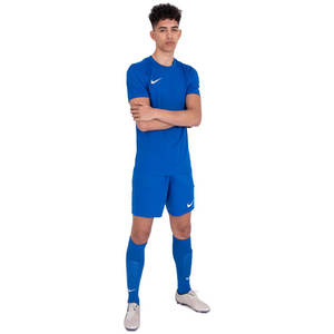 Nike Dri-FIT Park III Royal Blue White T Shirt & Shorts
