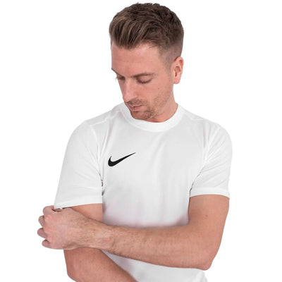 Nike Dri-FIT Park III White Black T Shirt & Shorts