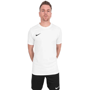 Nike Dri-FIT Park III White Black T Shirt & Shorts