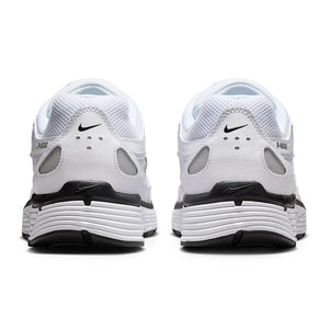 Nike P-6000 White Metallic Silver Black