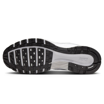 Nike P-6000 White Metallic Silver Black