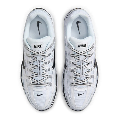 Nike P-6000 White Metallic Silver Black