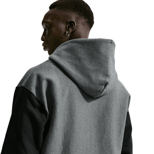Nike Solo Swoosh x Syna World x Central Cee Fleece Grey Zip-Up Hoodie