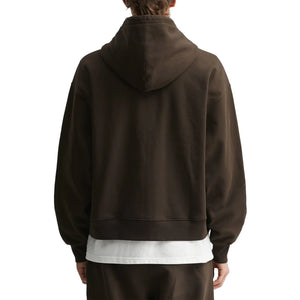 Nike x Stussy Fleece Stone Washed Dark Cinder Zip-Up Hoodie (FW25)