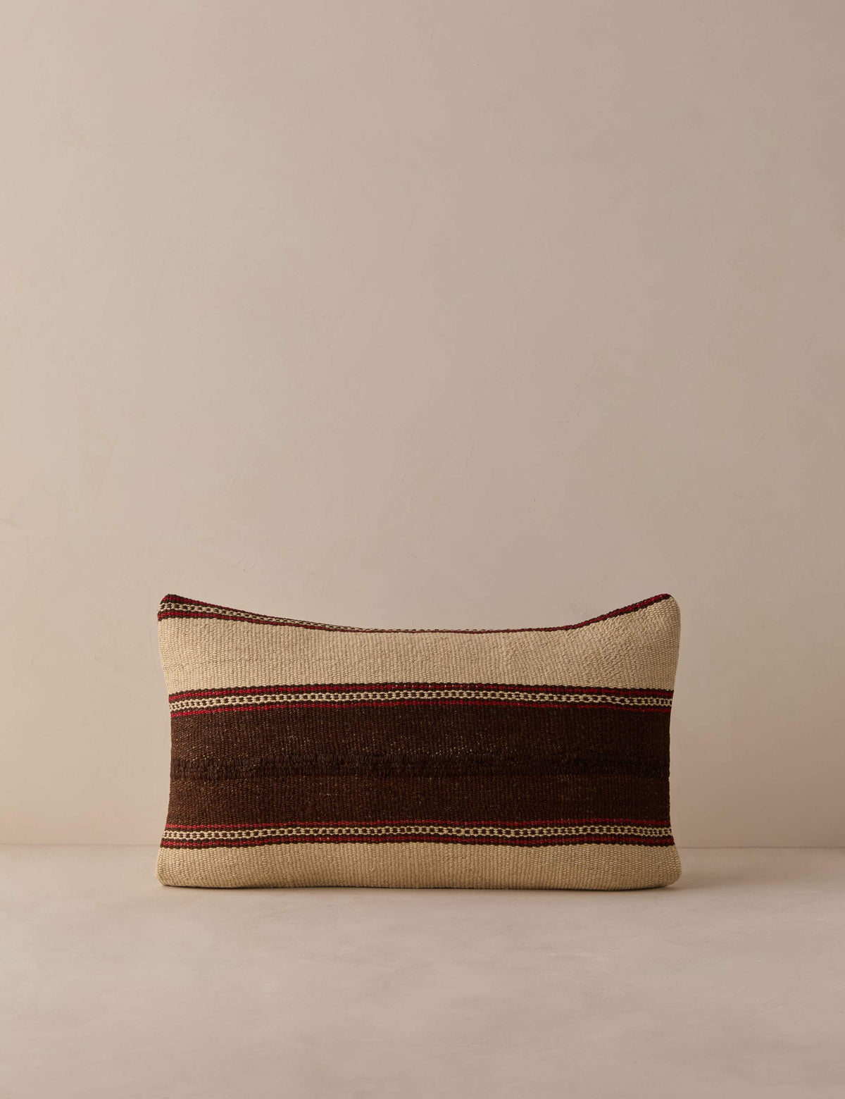 Vintage Lumbar Pillow No. 325, 12" x 20"