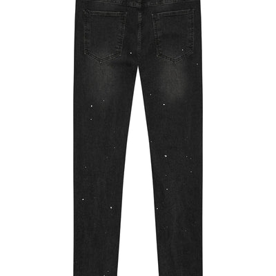MAGIRI Ripped Slim Black Jeans