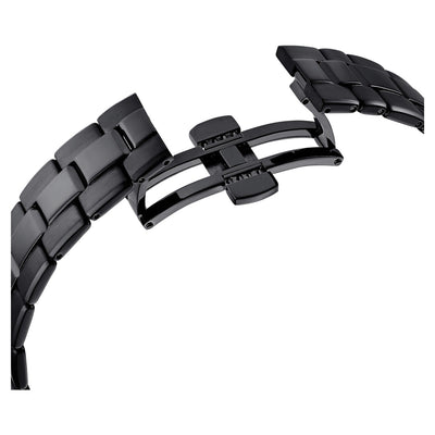 Swarovski Octea Lux Sport Women's Black Dial 39 MM & Black Chain Strap Watch