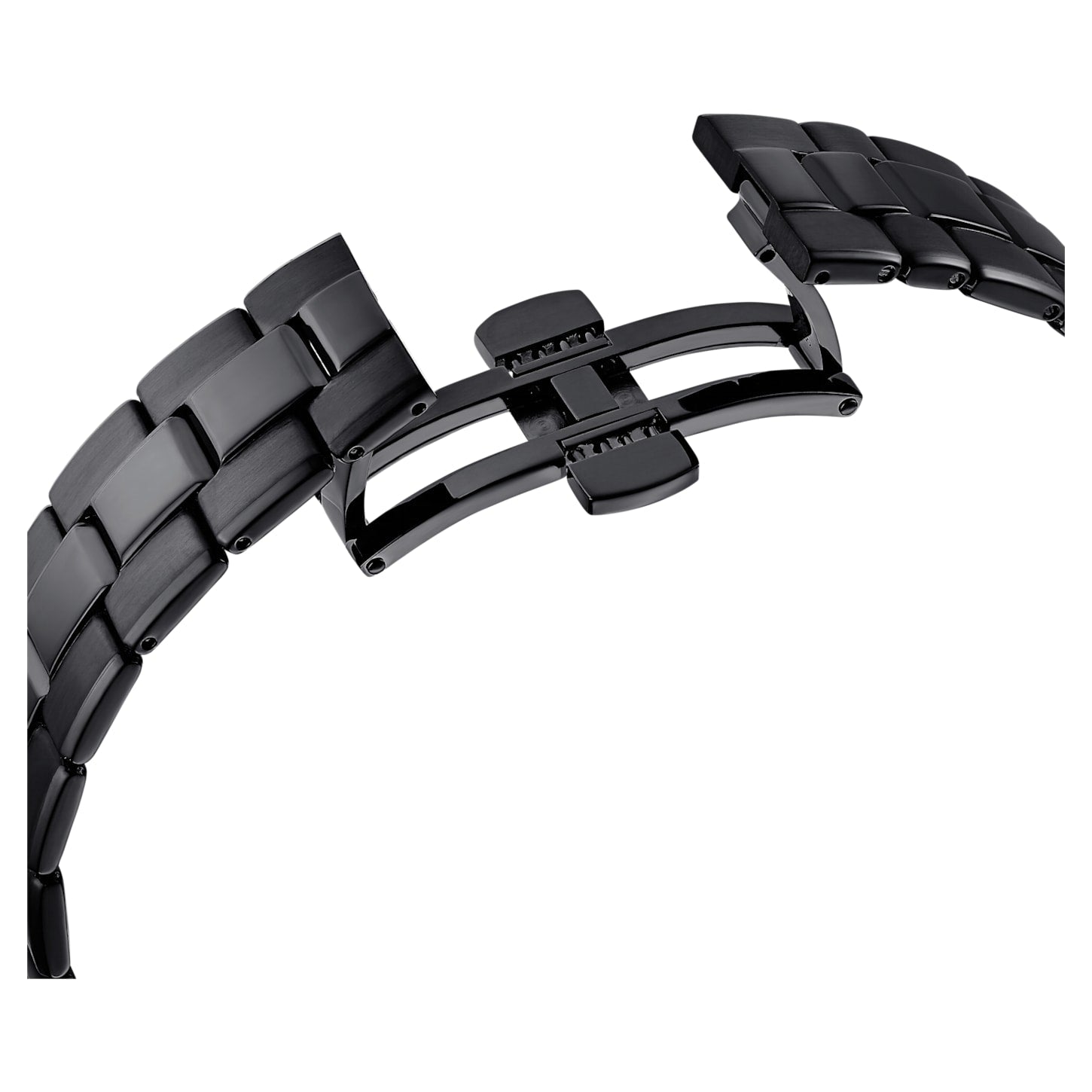 Swarovski Octea Lux Sport Women's Black Dial 39 MM & Black Chain Strap Watch