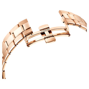 Swarovski Octea Lux Sport Women's Black Dial 39 MM & Gold Chain Strap Watch