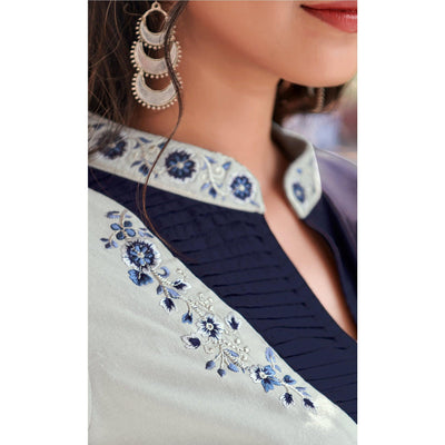 off-white-casual-wear-embroidered-rayon-gown-140741