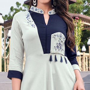 off-white-casual-wear-embroidered-rayon-gown-140741