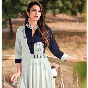 off-white-casual-wear-embroidered-rayon-gown-140741