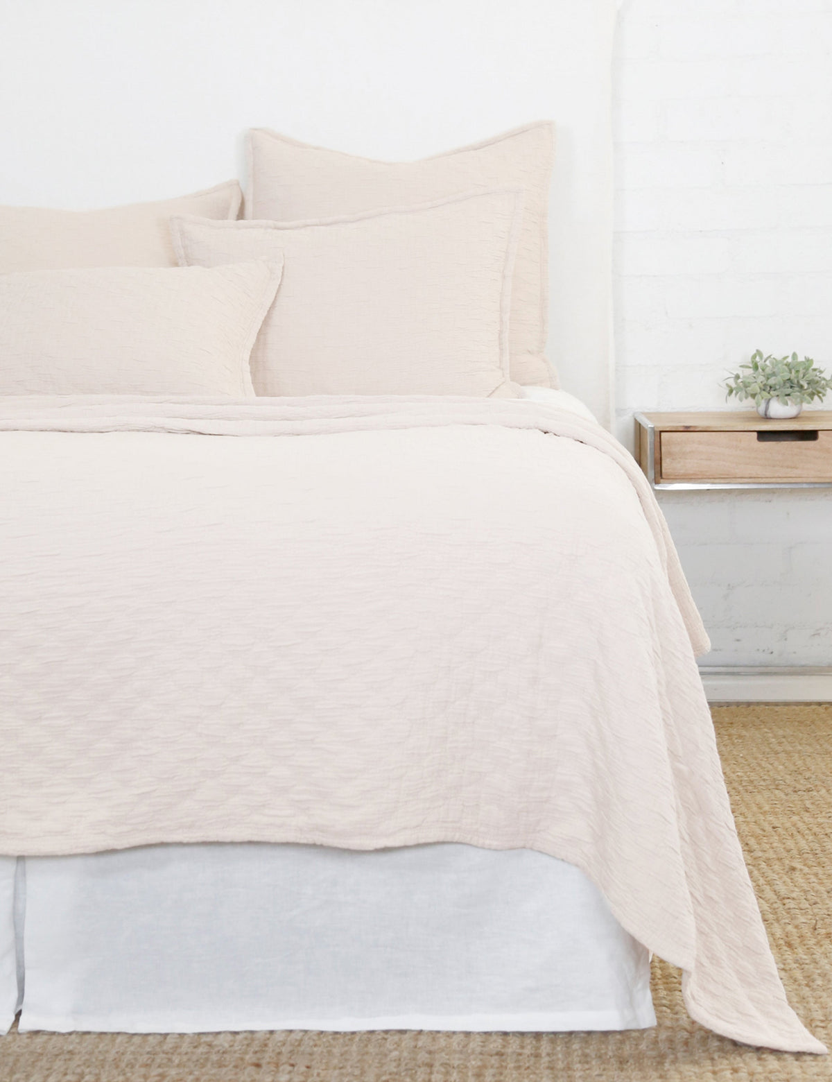Ojai Cotton Matelassé Sham by Pom Pom at Home