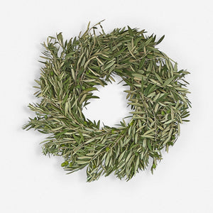 Fresh Handmade Olive Leaf Wreath