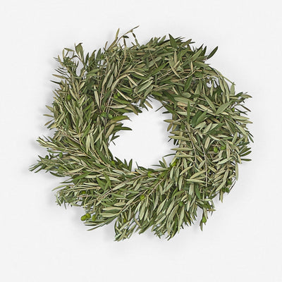 Fresh Handmade Olive Leaf Wreath