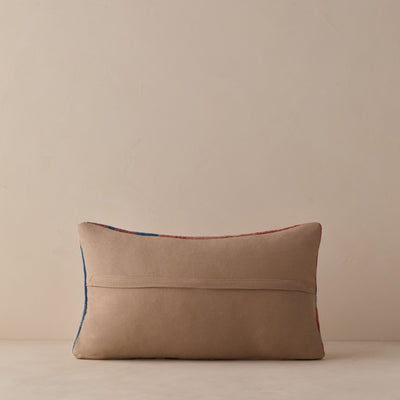 Vintage Lumbar Pillow No. 346, 12" x 20"