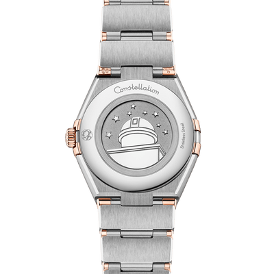 Omega Constellation Quartz Diamonds White Dial Women 28MM
