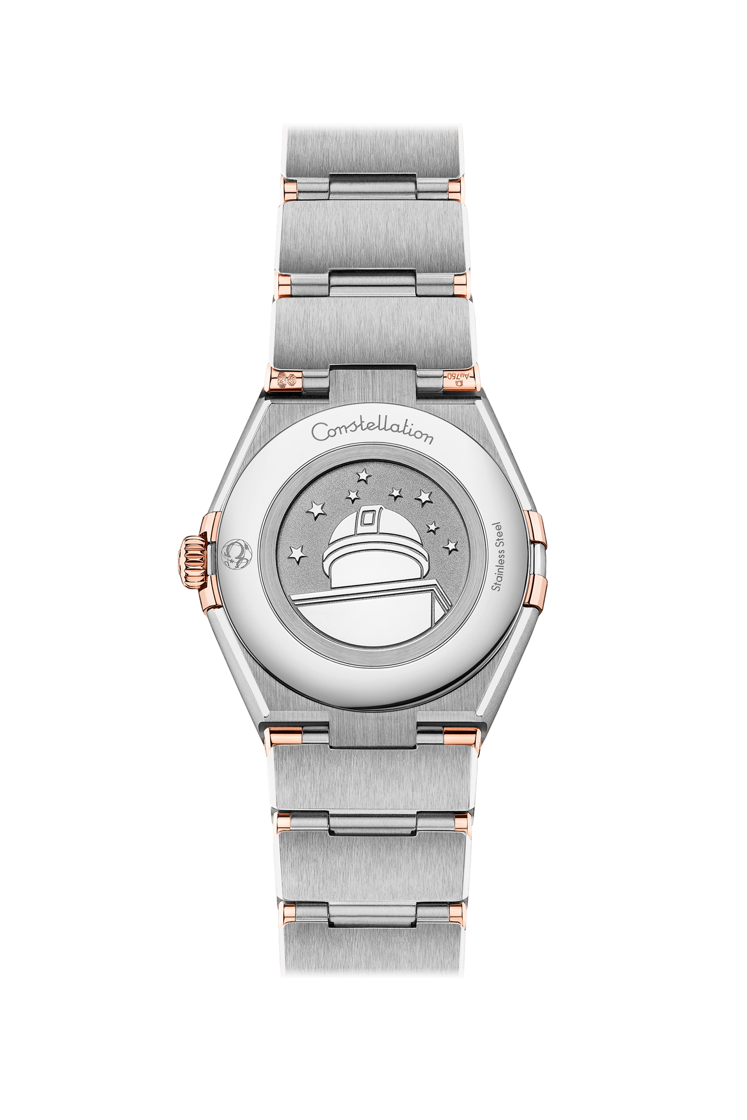 Omega Constellation Quartz Diamonds Brown Dial Women 28MM