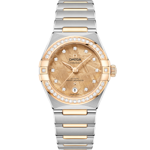 Omega Constellation Yellow Dial Women 28mm