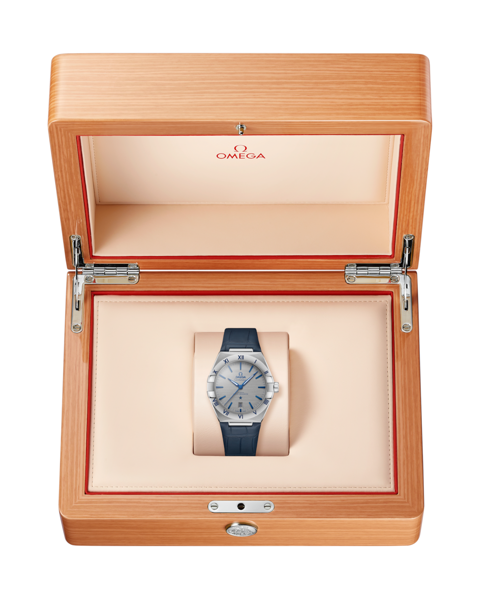 Omega Constellation Co‑Axial Master Grey Dial Women 39MM