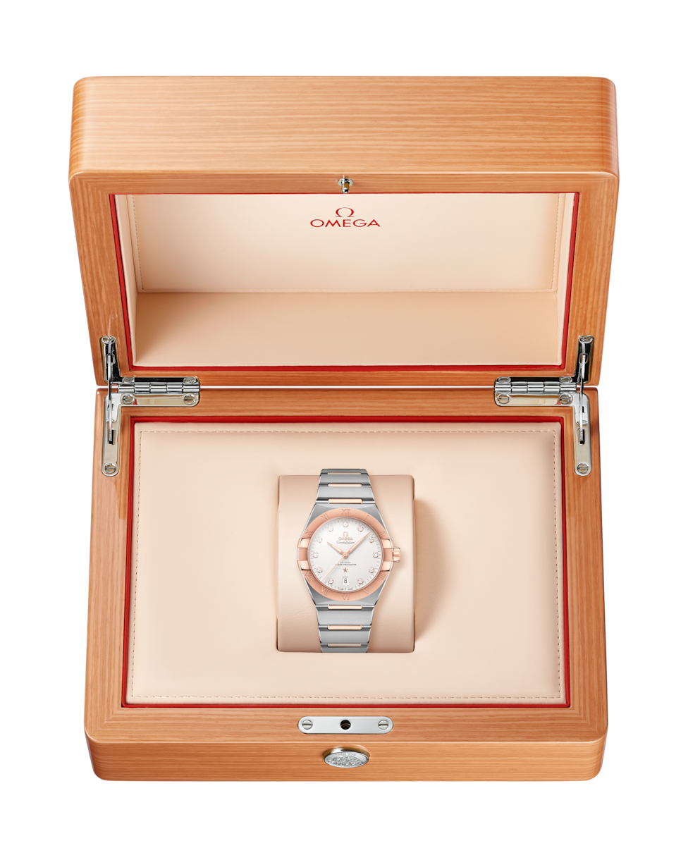 Omega Constellation Co‑Axial Master Silver Dial Women 39MM