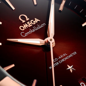 Omega Constellation Co‑Axial Master Red Dial Women 41MM