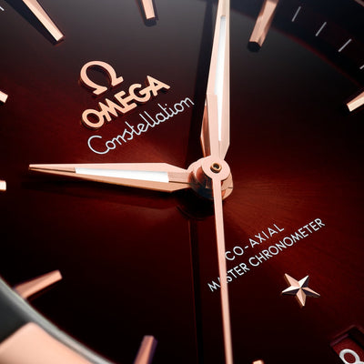 Omega Constellation Co‑Axial Master Red Dial Women 41MM
