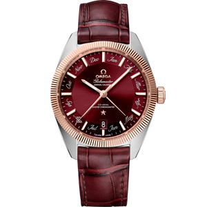 Omega Constellation Globemaster Co‑Axial Master Chronometer Annual Calendar Red Dial Men 41MM