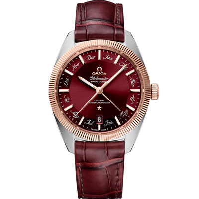 Omega Constellation Globemaster Co‑Axial Master Chronometer Annual Calendar Red Dial Men 41MM