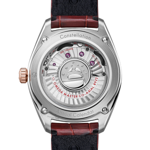 Omega Constellation Globemaster Co‑Axial Master Chronometer Annual Calendar Red Dial Men 41MM