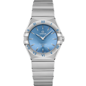 Omega Constellation Quartzblue Dial Women 28MM