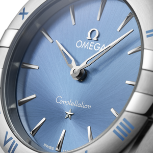 Omega Constellation Quartzblue Dial Women 28MM