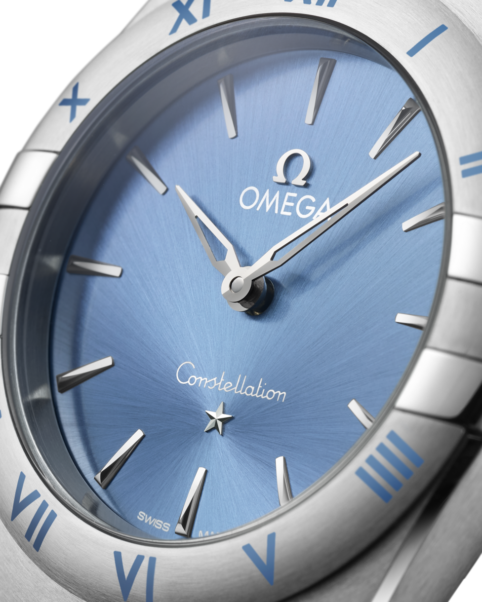 Omega Constellation Quartzblue Dial Women 28MM
