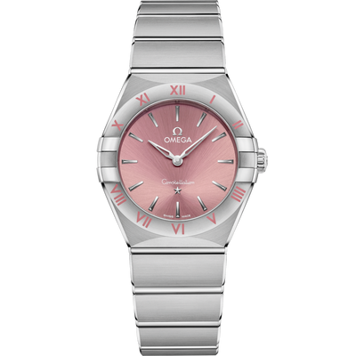 Omega Constellationladies Pink Dial Women 28MM