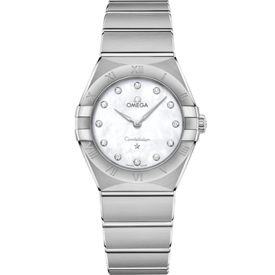 Omega Constellation Quartz mother Of Pearl Dial Women 28MM