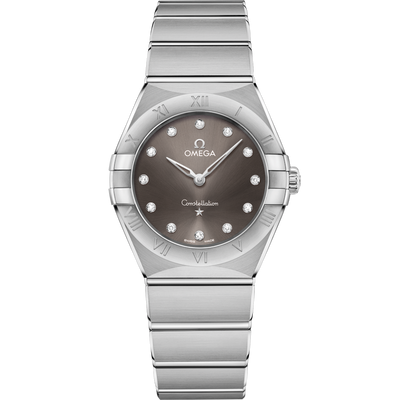 Omega Constellation Quartzgrey Dial Women 28MM
